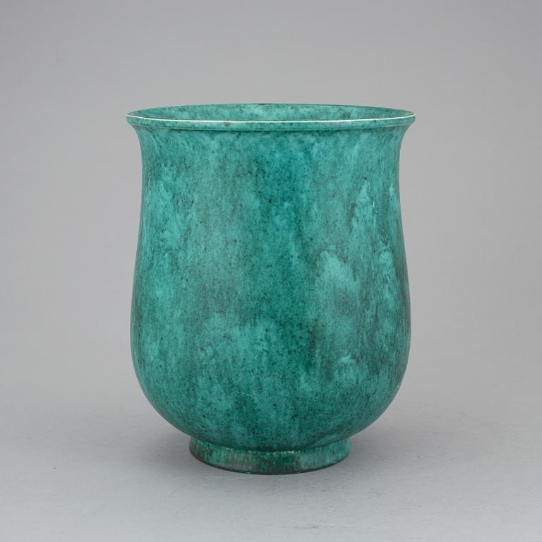 URNA / VAS, flintgods, Wilhelm Kåge, Gustavsberg, 1930-tal.