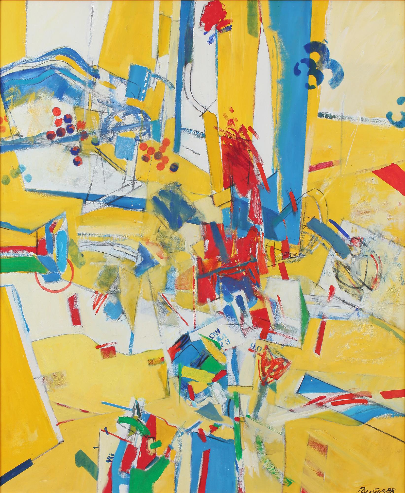 GABRIEL RAMIREZ, olja på duk, sign o dat 1988 a tergo.