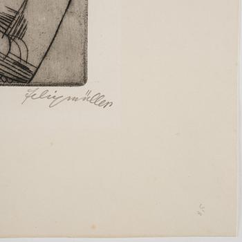 Conrad Felixmüller, "Freunde".