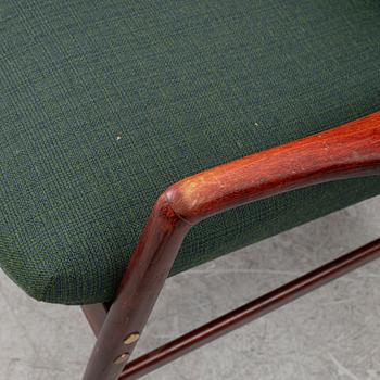 Alf Svensson, Armchairs, 2 pcs, "Contour", Ljungs Industrier, second half of the 20th century.
