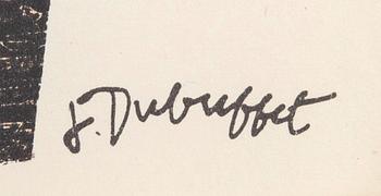 Jean Dubuffet, "Le Guerrier", 1958.