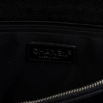 A black caviar "Shopper tote bag" by Chanel 2017.