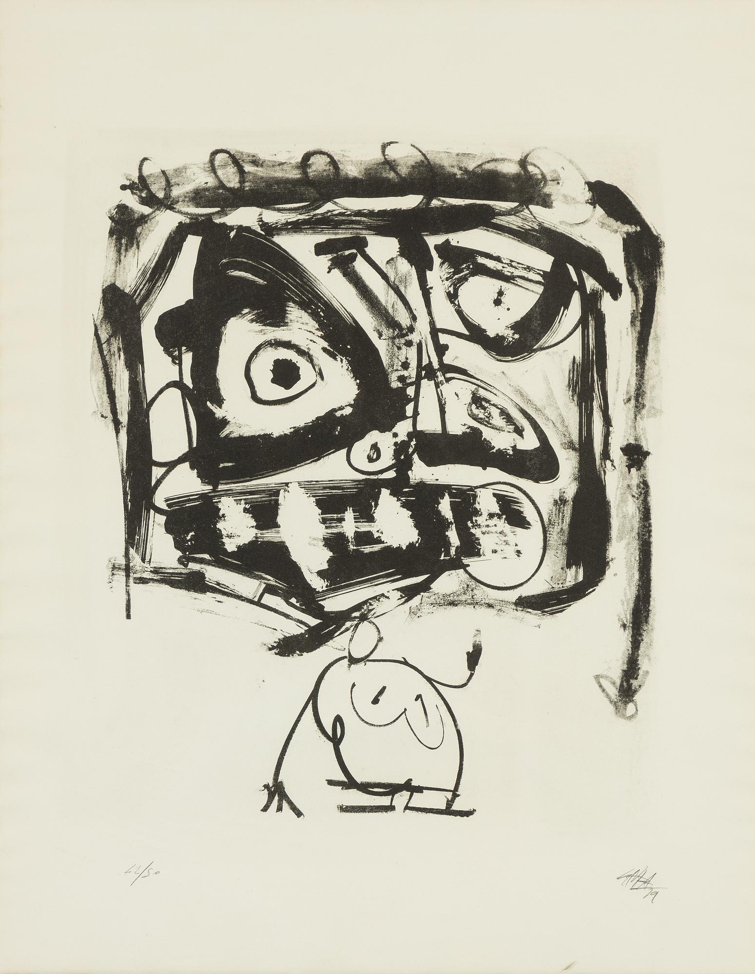 Antonio Saura, Utan titel.