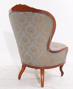 FÅTÖLJ, nyrokokostil, 1900-tal.