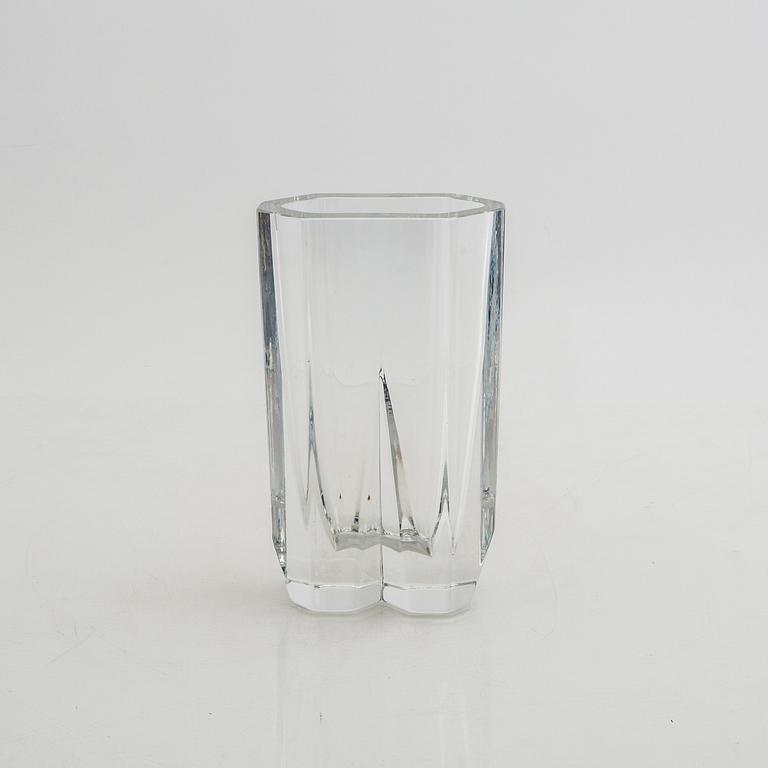 Bengt Edenfalk,  a set of two signed glass vases  and one signed Orrefors.