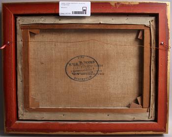 JOHAN VON HOLST, olja på duk, monogramsign.