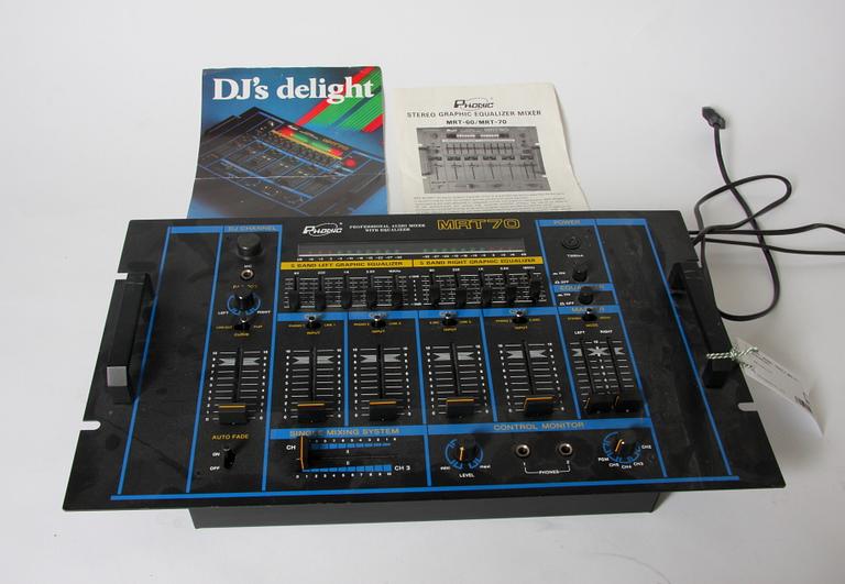 MIXER, Phonic MRT-70 discomixer.