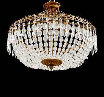 TAKLAMPA, 1900-talets mitt. Höjd ca 41 cm.