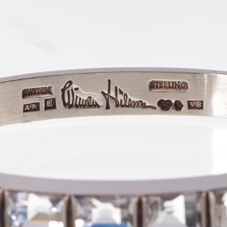 A Wiwen Nilsson sterling bangle, Lund 1947.