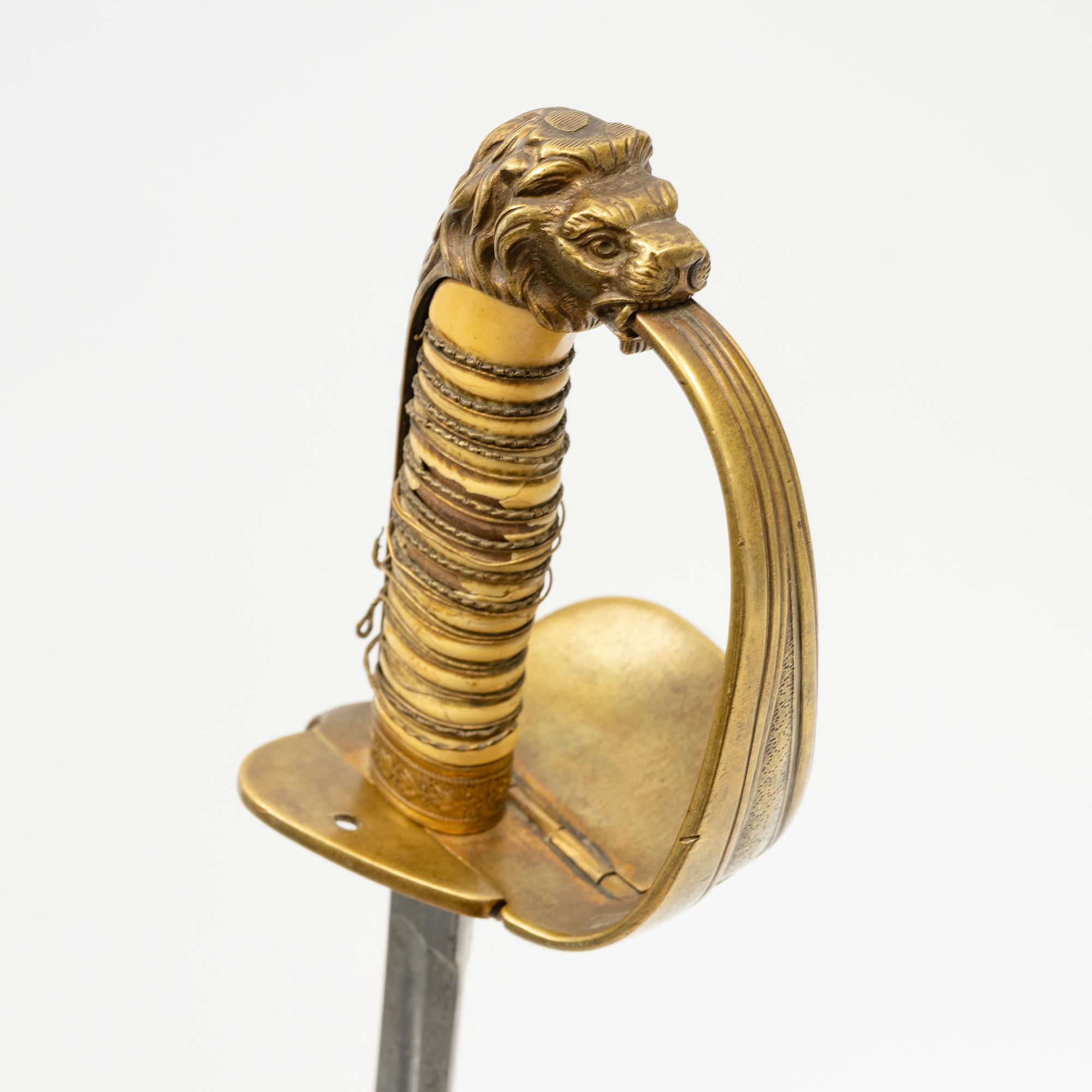 A Turkish Naval officer's sword, by Weyersberg & Kirschbaum, Solingen, from around the year 1900.