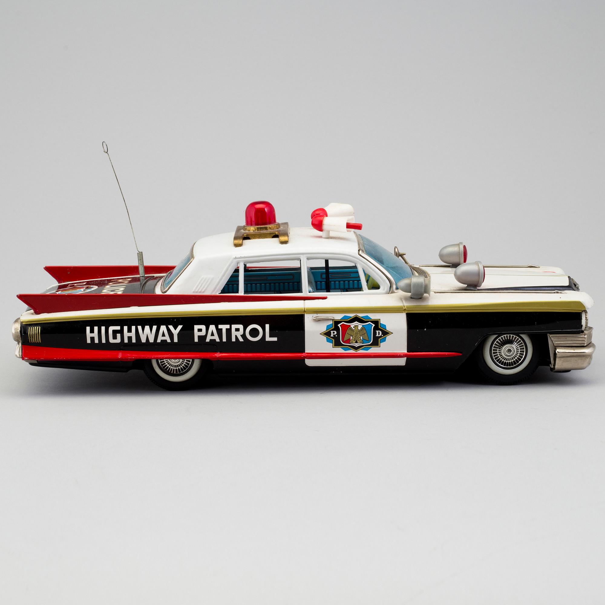 BANDAI, polisbil, "Highway patrol", Japan, ca 1961.