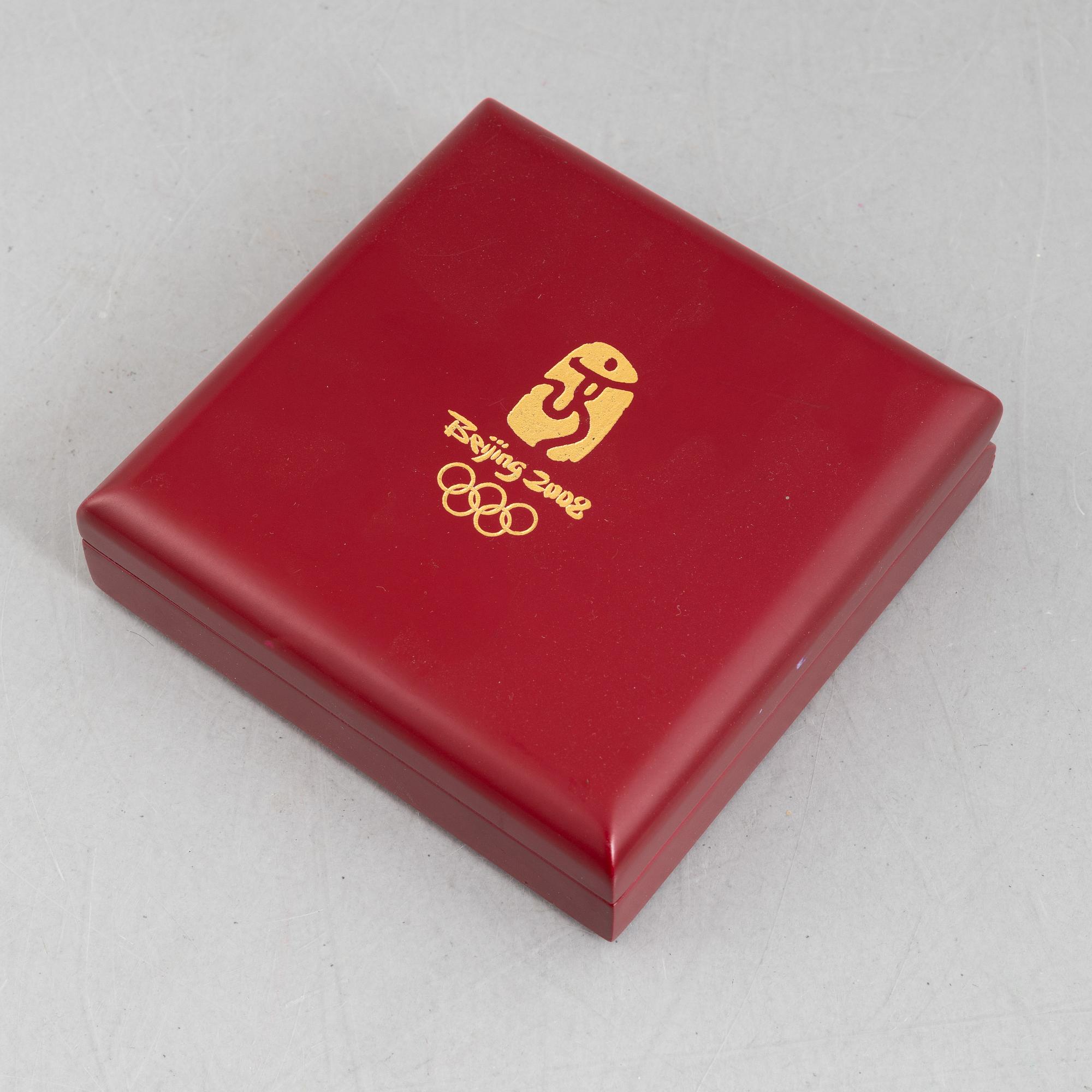 Deltagarmedalj OS, Peking 2008.
