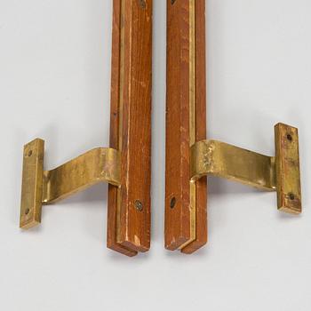 Aarne Olavi (Olli) Kuusi, dörrhandtag, tre par, modell 205, tillverkare Primo Oy, 1900-talets senare hälft.