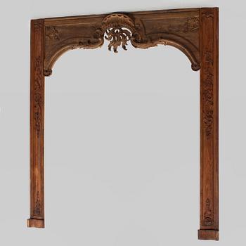 Dörromfattning, rokoko/rokoko-stil, 1700/1800-tal.