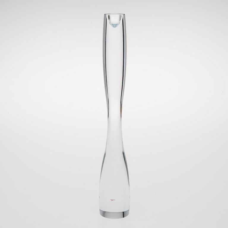 LJUSSTAKE, glas, "Marcel" Timo Sarpaneva, signerad TS och numrerad 43/1993, Iittala.