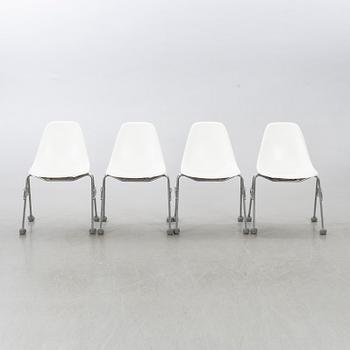 CHARLES & RAY EAMES, CHAIRS, 4 st, "DSSr", Vitra, 2008.