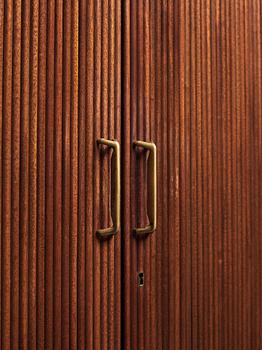 HANS J WEGNER, a bar cabinet executed by cabinetmaker Axel I Sørensen, for the Mayor's office, Aarhus City Hall,  1941.