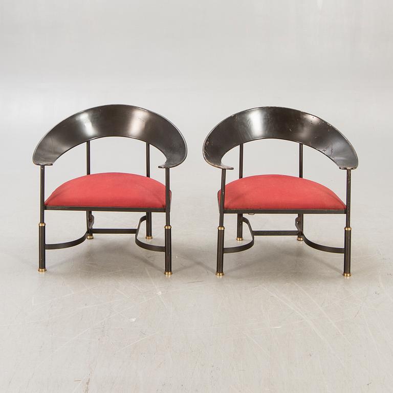 Armchairs / armchairs, probably Italy, a pair, second half of the 20th century.