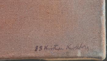 KRISTIAN KROKFORS, öljy kankaalle, signeerattu ja päivätty -85.