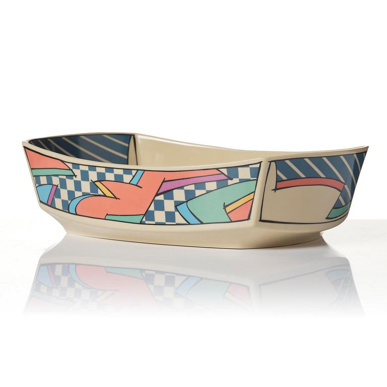 Dorothy Hafner, a 47-piece "Flash" ceramic dinner service, Rosenthal, Germany, post 1984.
