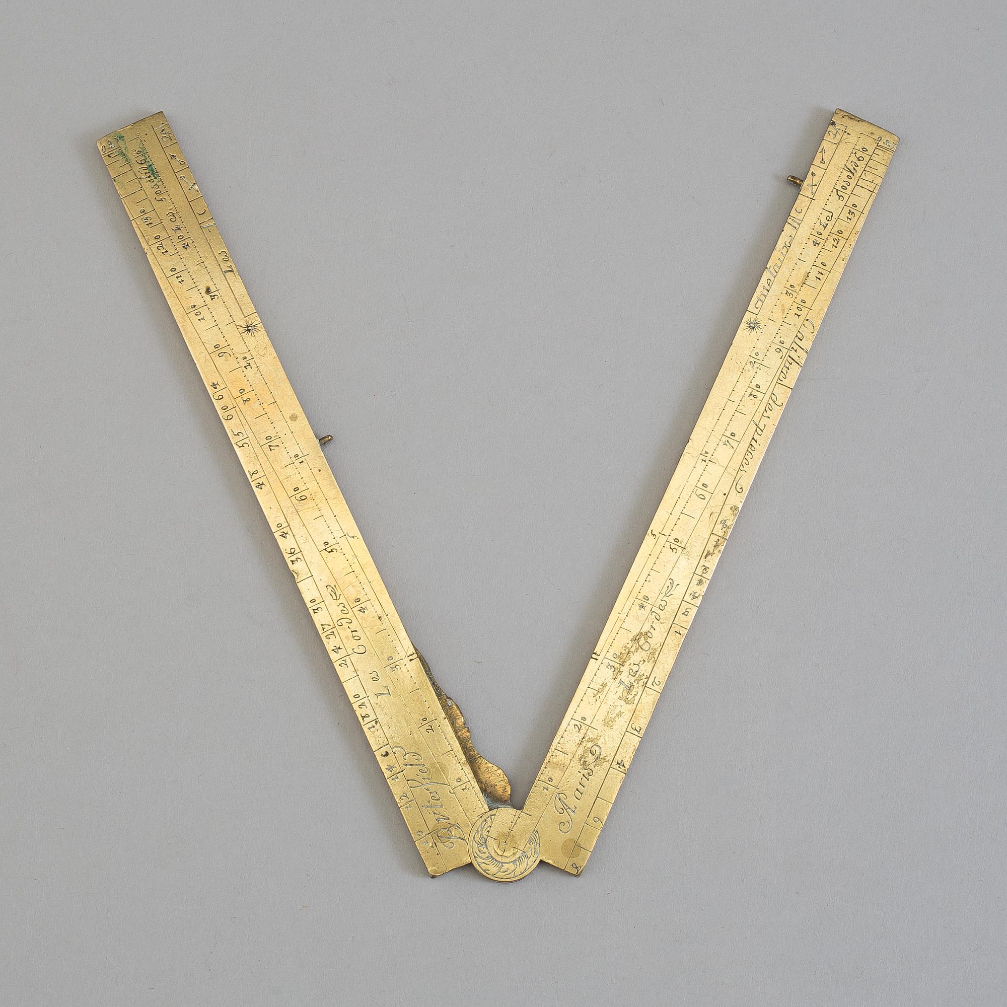 A Brass ector by Butterfield Paris 18th century.