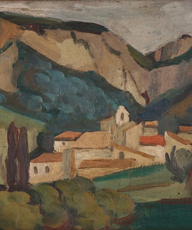 André Lhote, Landscape from Aude, France.