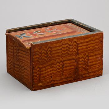 LJUSLÅDA, allmoge, 1800-tal.