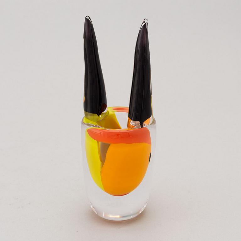 Erik Höglund, a glass sculpture, signed, numbered 140/350, Bergdala, 2010.