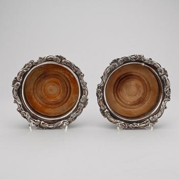 COASTERS, pläter, ett par, 18/1900-tal.