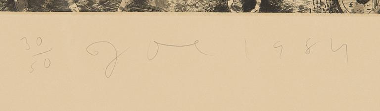 Jim Dine, "The New French Tools 3-For Pep" (1984).