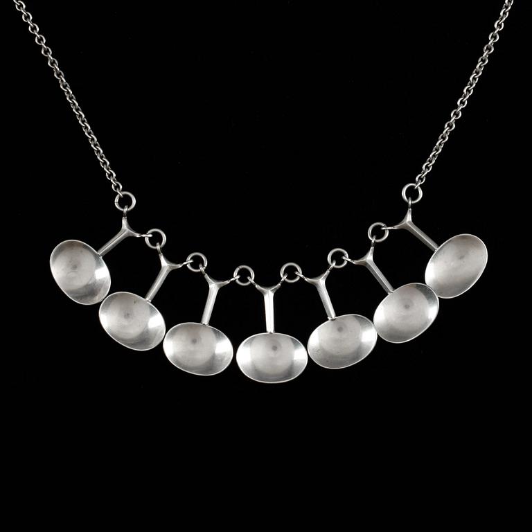 HALSBAND, silver, Flavia, Stockholm 1956. Vikt ca 33 gram.