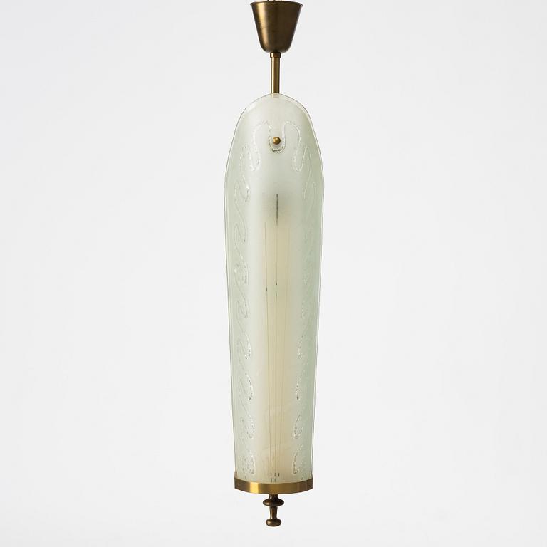 A Swedish Modern ceiling lamp, mid-20th Century.