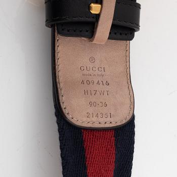 Gucci, two belts, 2017.