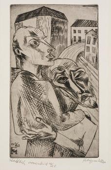 940. Conrad Felixmüller, "Freunde".