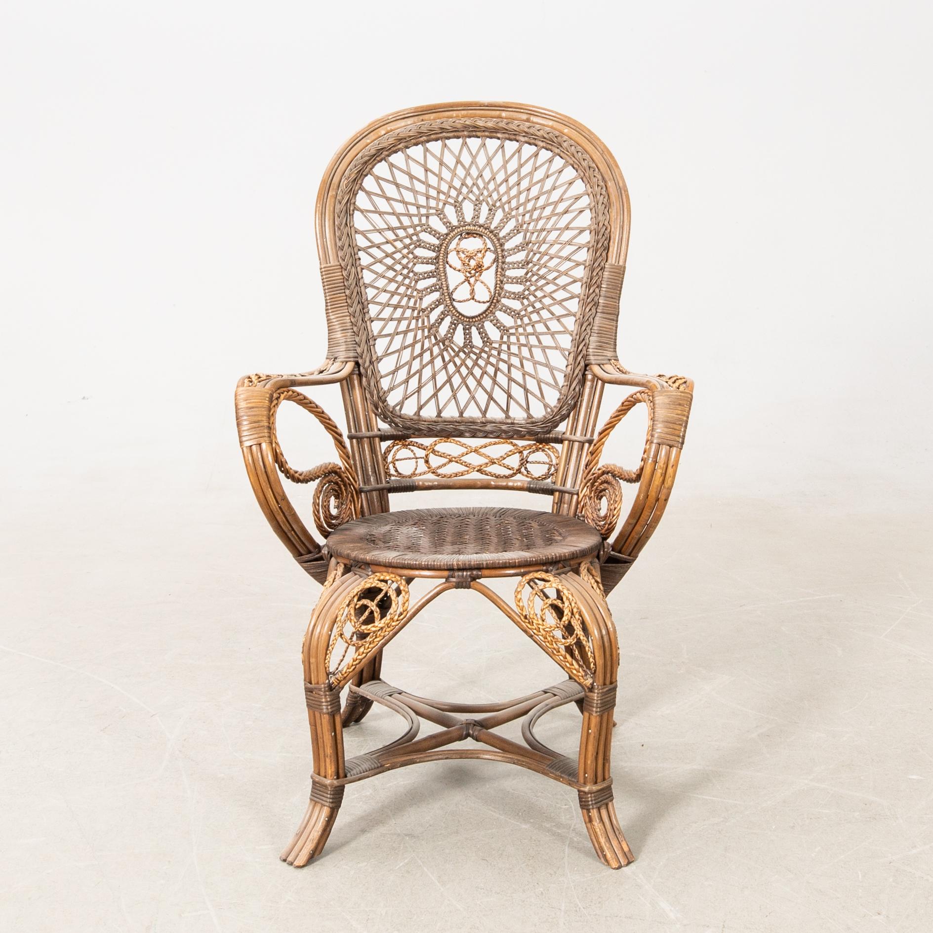 Korgstol 1900-talets andra hälft.