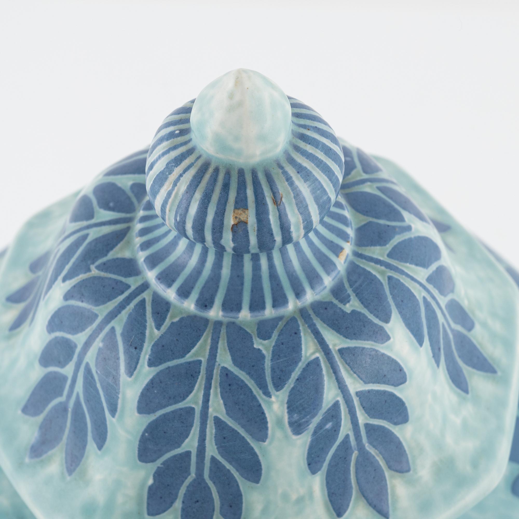 Josef Ekberg, lockurna, "Sgrafitto", Gustafsberg, 1913.