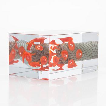 Oiva Toikka, Jubileumskub, "Millenium 2000", signerad Oiva Toikka, Nuutajärvi 31/100.