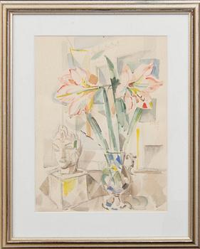 JULES SCHYL, watercolour signed and dated.