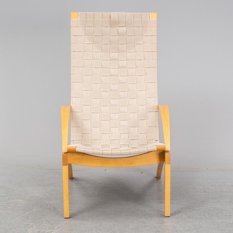 LASSE PETTERSSON & LENNART NOTMAN, a 'Kornett' birch easy chair, Swedese.
