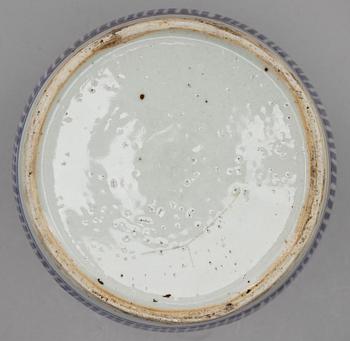 URNA, porslin, Kina, Kangxistil, 1800/1900-tal.