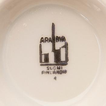 TEEASTIASTO, 23 osaa, posliinia, Arabia 1932-49.