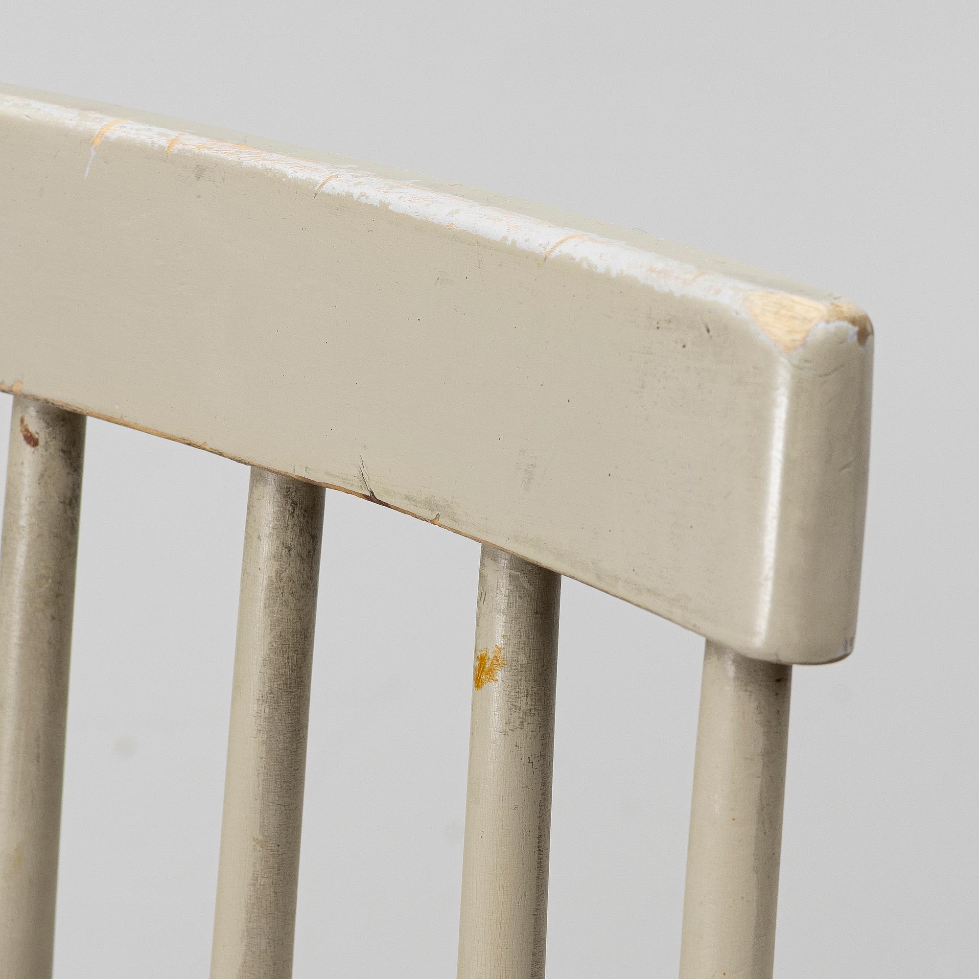 Yngve Ekström, five 'Pinocchio' chairs, Sweden, second half of the 20th century.