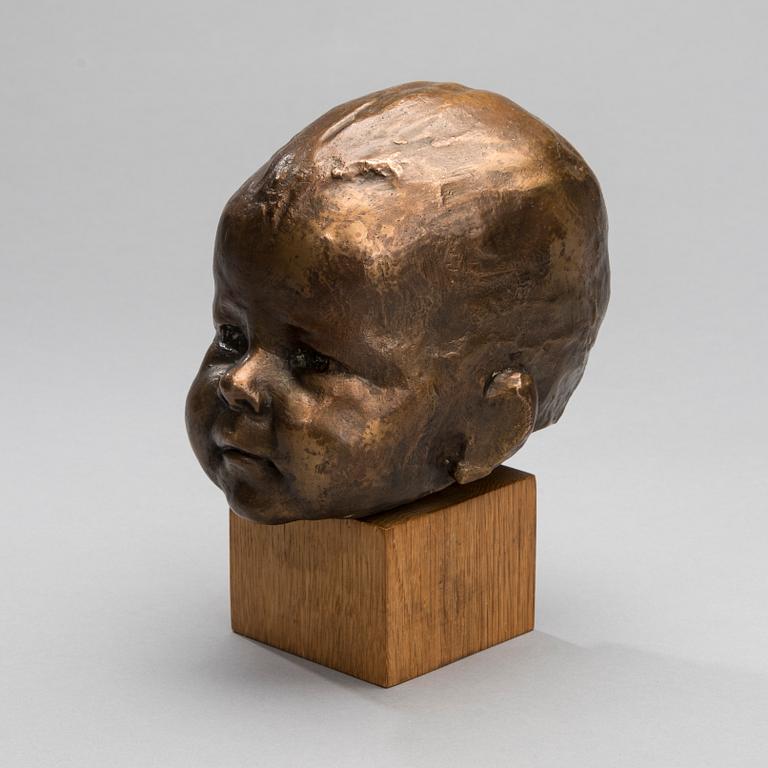 EMIL WIKSTRÖM, bronsskulptur, troligen Wikström museets eftergjutning. Osignerad, onumrerad.