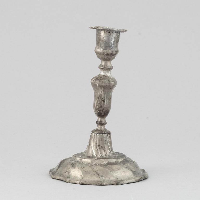 Ljusstake, Petter Samuelsson Norén Hedemora 1772, Rokoko.