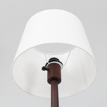 Uno & Östen Kristiansson, a pair of rosewood veneered floor lights, Luxus, Vittsjö, 1960's.