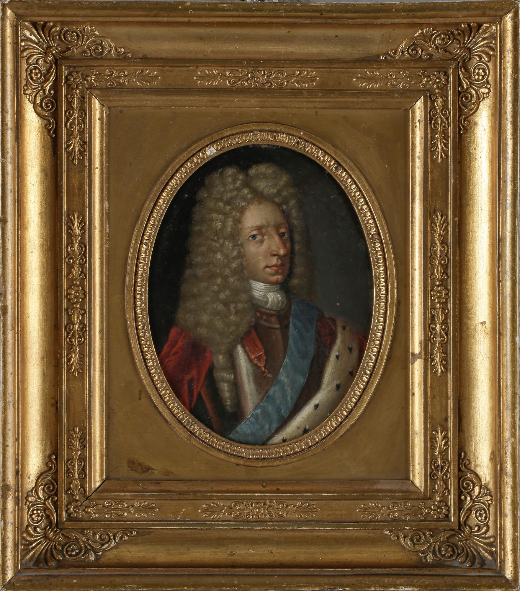 OKÄND KONSTNÄR, olja på koppar, 1700-tal.