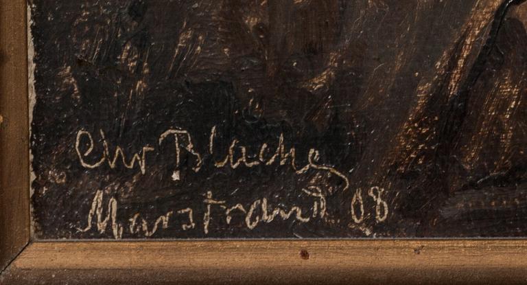 CHRISTIAN BLACHE, olja på duk, signerad o daterad -08.