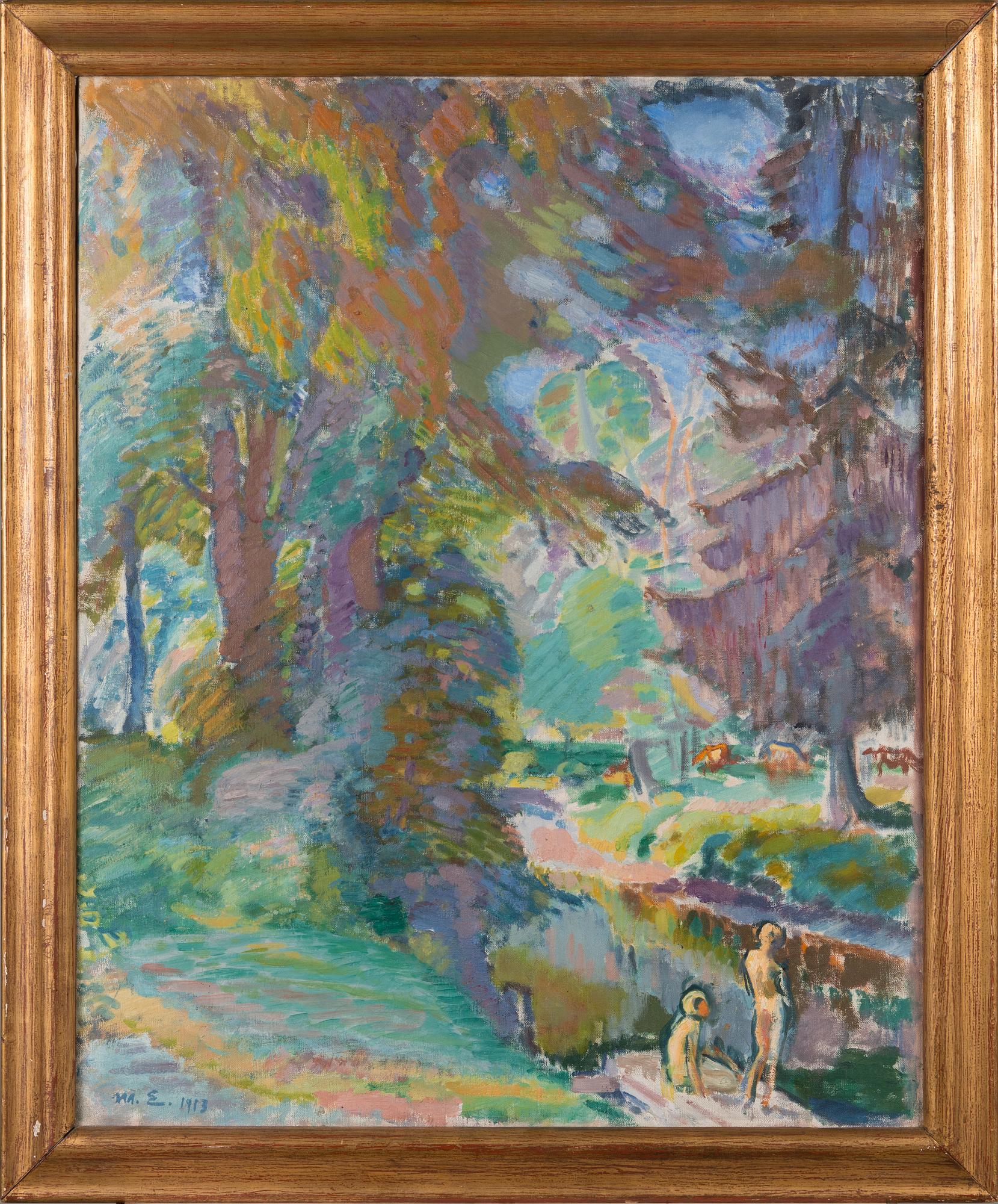 Magnus Enckell, "The park of Vääksy".