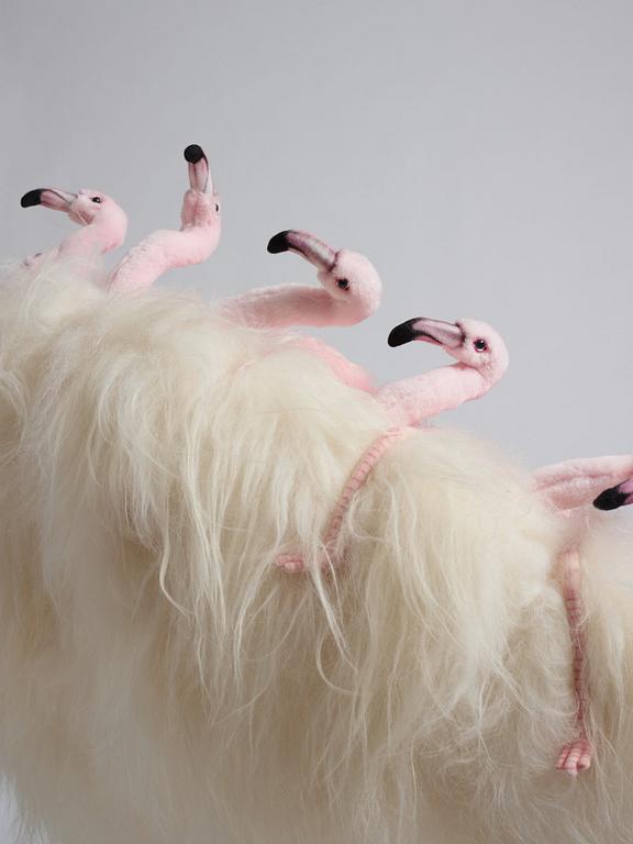 Alexis Verstraeten & Pauline Montironi, "Miss Flamingo" fåtölj, AP Collection, ed. AP1, Belgien 2017.