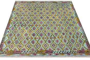 A Kilim carpet, Afghanistan, c. 252 x 206 cm.
